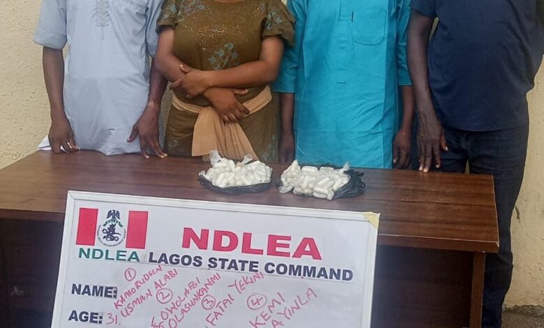 NDLEA Arrests 4 Intending Pilgrims with Cocaine Consignments in Lagos