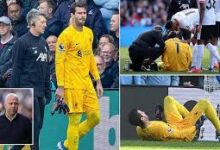 EPL: Liverpool Goalkeeper Alisson away for Six Weeks with Hamstring Injury