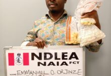 NDLEA Nabs Paris-bound Businessman For Ingesting 111 Wraps of Cocaine