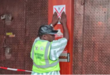 Lagos govt seals Mega Plaza in Lagos Island for discharging untreated washwater into public drain