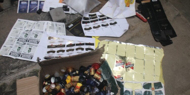 NAFDAC uncovers fake alcohol site in Lagos, destroys N30 million worth of products