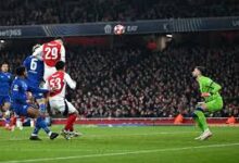 Arsenal beat Dinamo on course for Champions League last 16