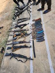 Gov Lawal inspects seized arms cache, lauds DSS