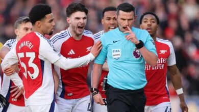 Arsenal fined for reaction to Lewis-Skelly red card