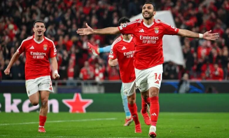 Benfica 3 3 Monaco Aggregate score Benfica 4 , Monaco 3 (Agg 4-3)