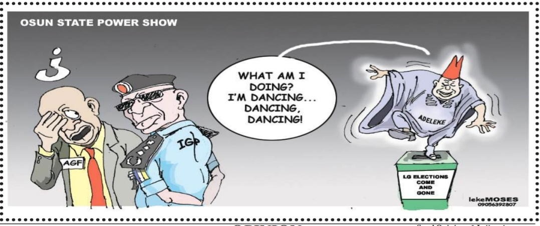 Cartoon: Dancing elections in Osun