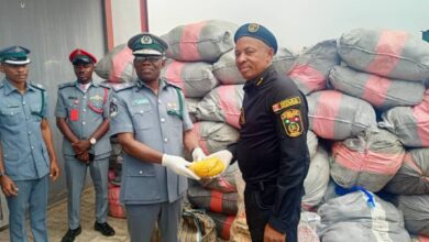 Customs hand over 4,973 loaves of cannabis, suspects to NDLEA