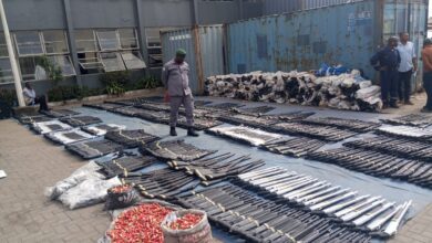 Customs hands over 1,599 seized arms, ammunition in Lagos to NSA Office