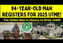 Defying Age: 94-Year-Old Adedapo Idowu Registers for 2025 UTME, Pursues University Dream