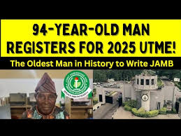 Defying Age: 94-Year-Old Adedapo Idowu Registers for 2025 UTME, Pursues University Dream