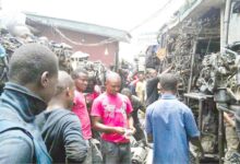 Midnight fire ravages warehouse, shops in Ladipo market