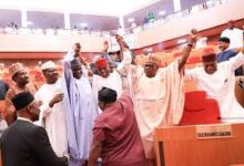 Senate: Fireworks as Akpabio reads Nwoko’s defection letter to APC