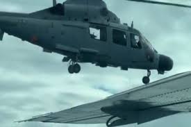 Chinese navy helicopter flies 'dangerously' close to Philippine plane