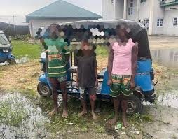 Video: Police recover stolen phones from tricycle thieves in Delta