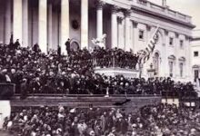 Abraham Lincoln inaugurated