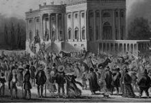 Andrew Jackson holds “open house” at the White House