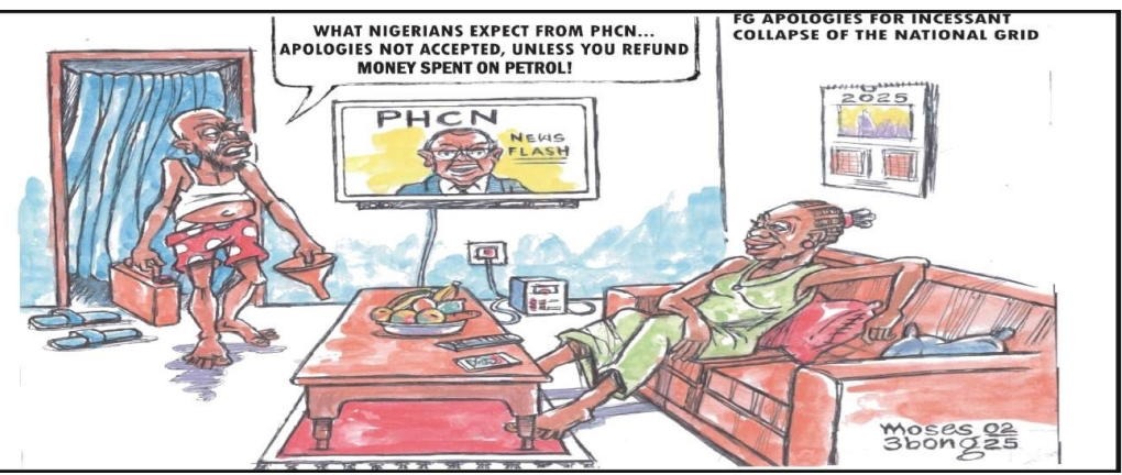 Cartoon: ‘Honey, let’s count what has not collapsed’