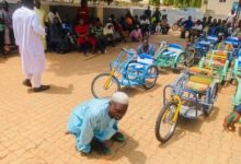 Group donates wheelchairs to 70 Nasarawa PWDs