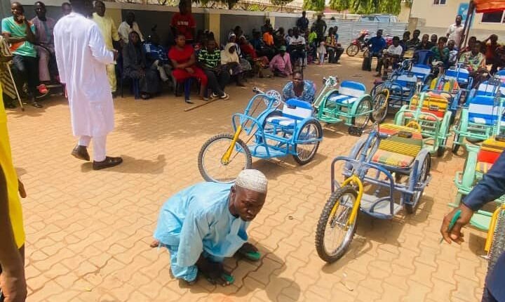 Group donates wheelchairs to 70 Nasarawa PWDs