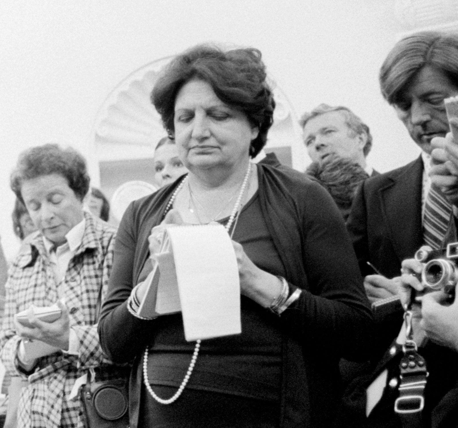 Helen Thomas named UPI’s White House bureau chief, the first woman to hold that title for a wire agency