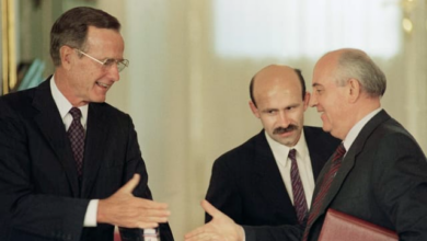 Mikhail Gorbachev picked to succeed Konstantin Chernenko