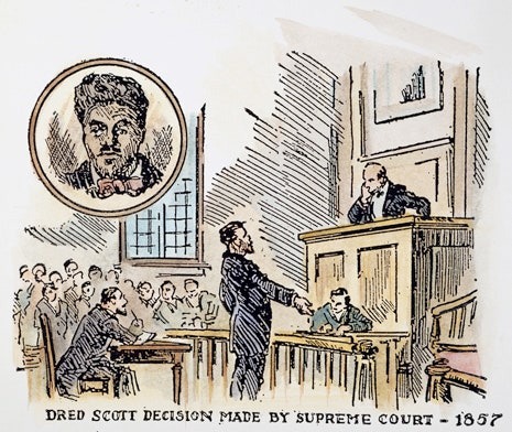 Supreme Court rules in Dred Scott case