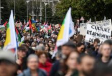 Tens of thousands in France protest against racism and far-right