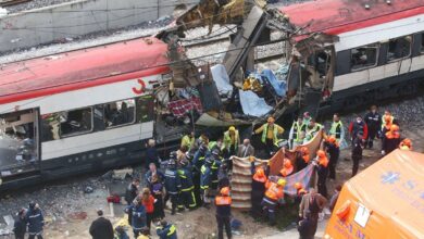 Terrorists bomb trains in Madrid