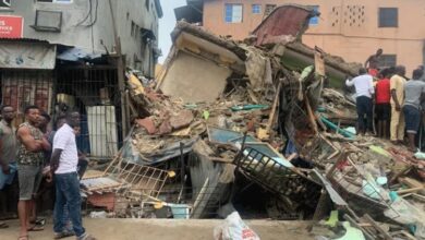 Three-Storey Building Collapses in Lagos, Two Dead