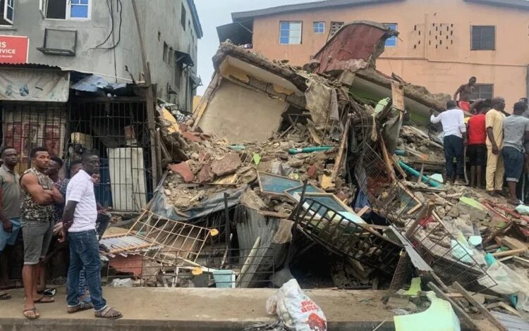 Three-Storey Building Collapses in Lagos, Two Dead