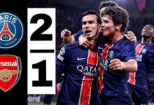 PSG PSG 2 1 Arsenal