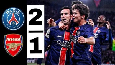 PSG PSG 2 1 Arsenal