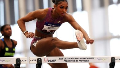 Russell clocks second fastest 100m hurdles in history at Miami meeting